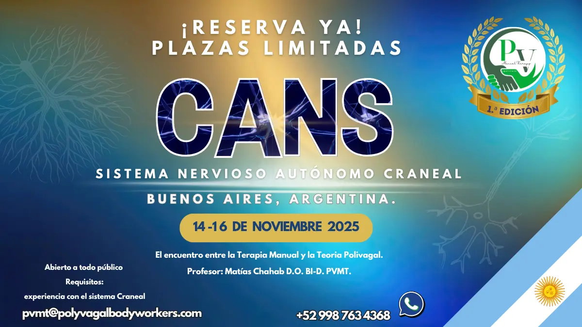 Terapia Manual Polivagal CANS CABA – curso avanzado en noviembre 2025