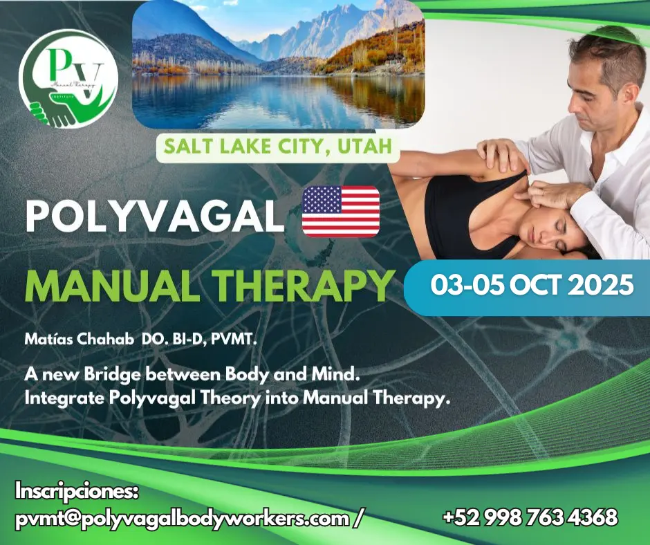 PVMT1 Polyvagal Manual Therapy Course Poster – Utah