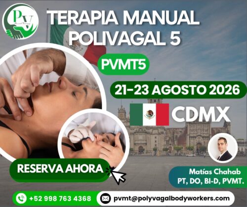 Cartel curso Terapia Manual Polivagal PVMT5 CDMX