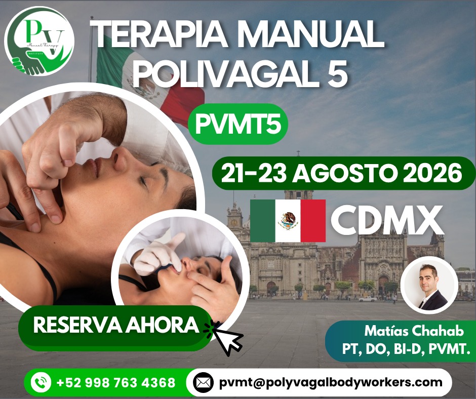 Cartel curso Terapia Manual Polivagal PVMT5 CDMX