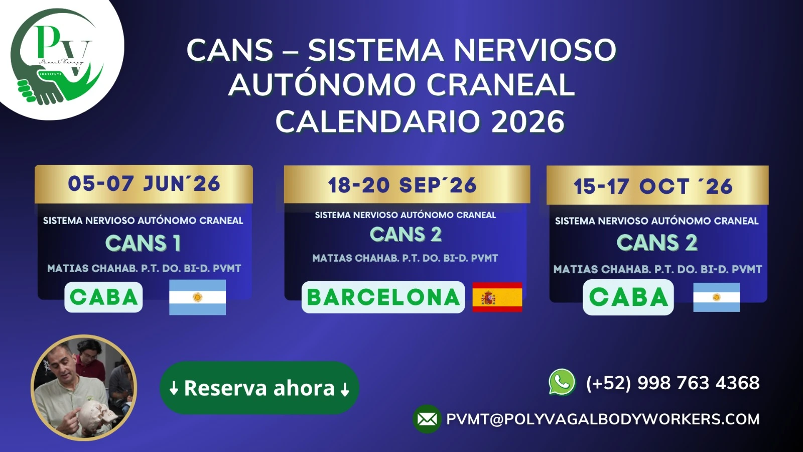 Calendario 2026 CANS