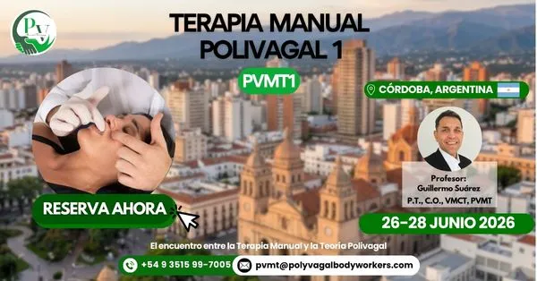 Cartel curso Terapia Manual Polivagal PVMT1