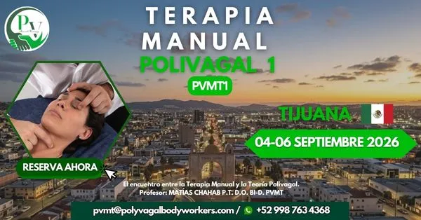 Cartel curso Terapia Manual Polivagal Tijuana PVMT1