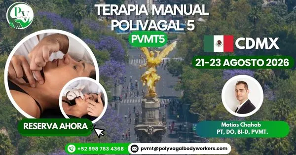 Cartel curso Terapia Manual Polivagal PVMT5 CDMX