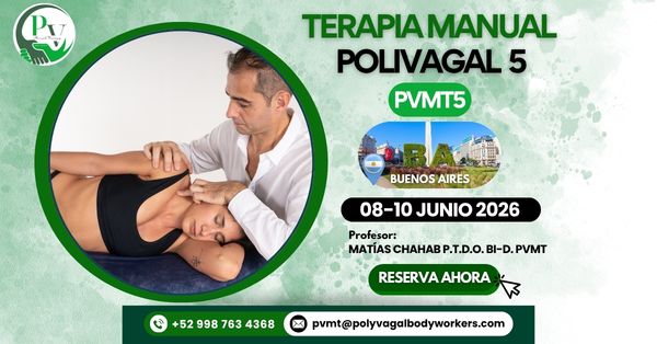 Cartel curso Terapia Manual Polivagal PVMT5 CABA